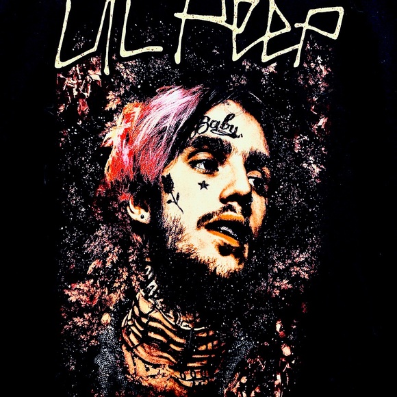 New with Tags Lil Peep Emo Trap Post Emo Hip Hop Rap Tee T-Shirt Size X-Large - Picture 1 of 7